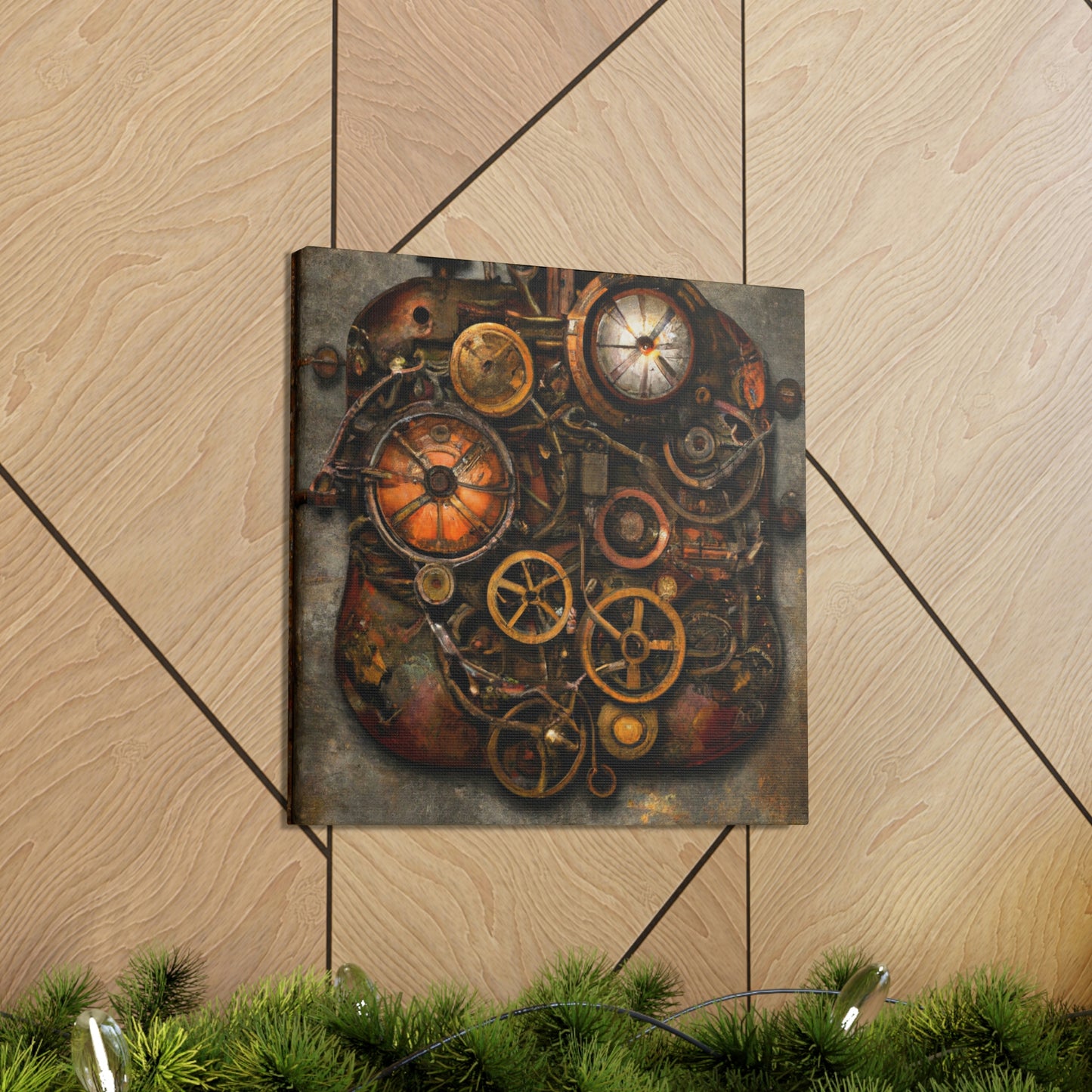 Clockwork Cloudscape Dreaming - Canvas