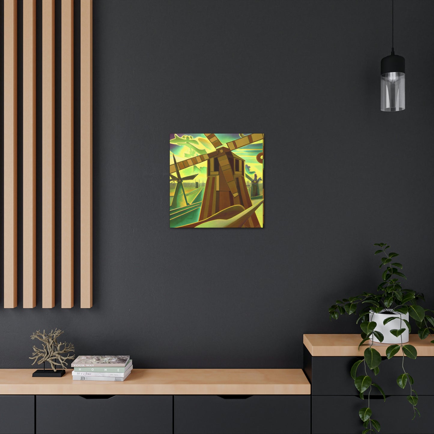 "Windmill on a Summer's Day" - Canvas