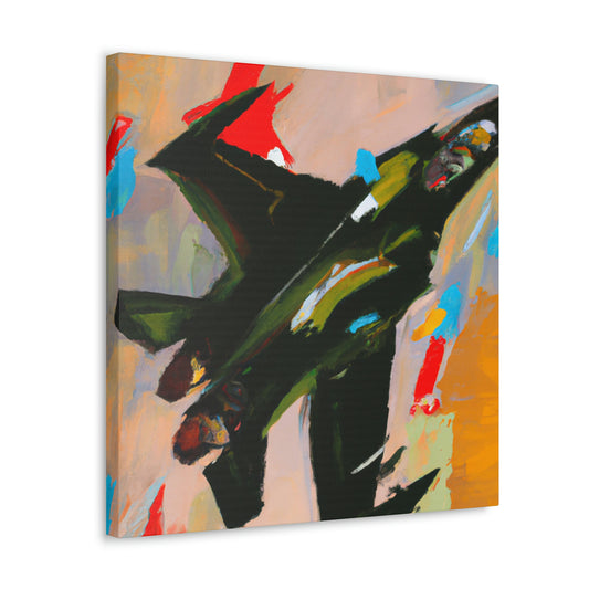 "Winged Warrior Victory Blaze" - Canvas