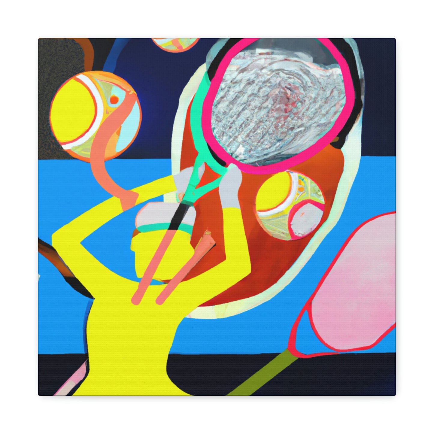 "Tennis: Abstracted Reality" - Canvas