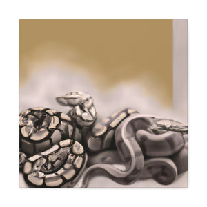 "Snake in Mystic Slumber" - Canvas