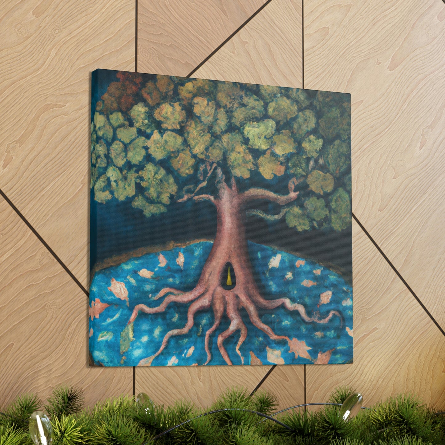 "Oak Tree Reflection" - Canvas