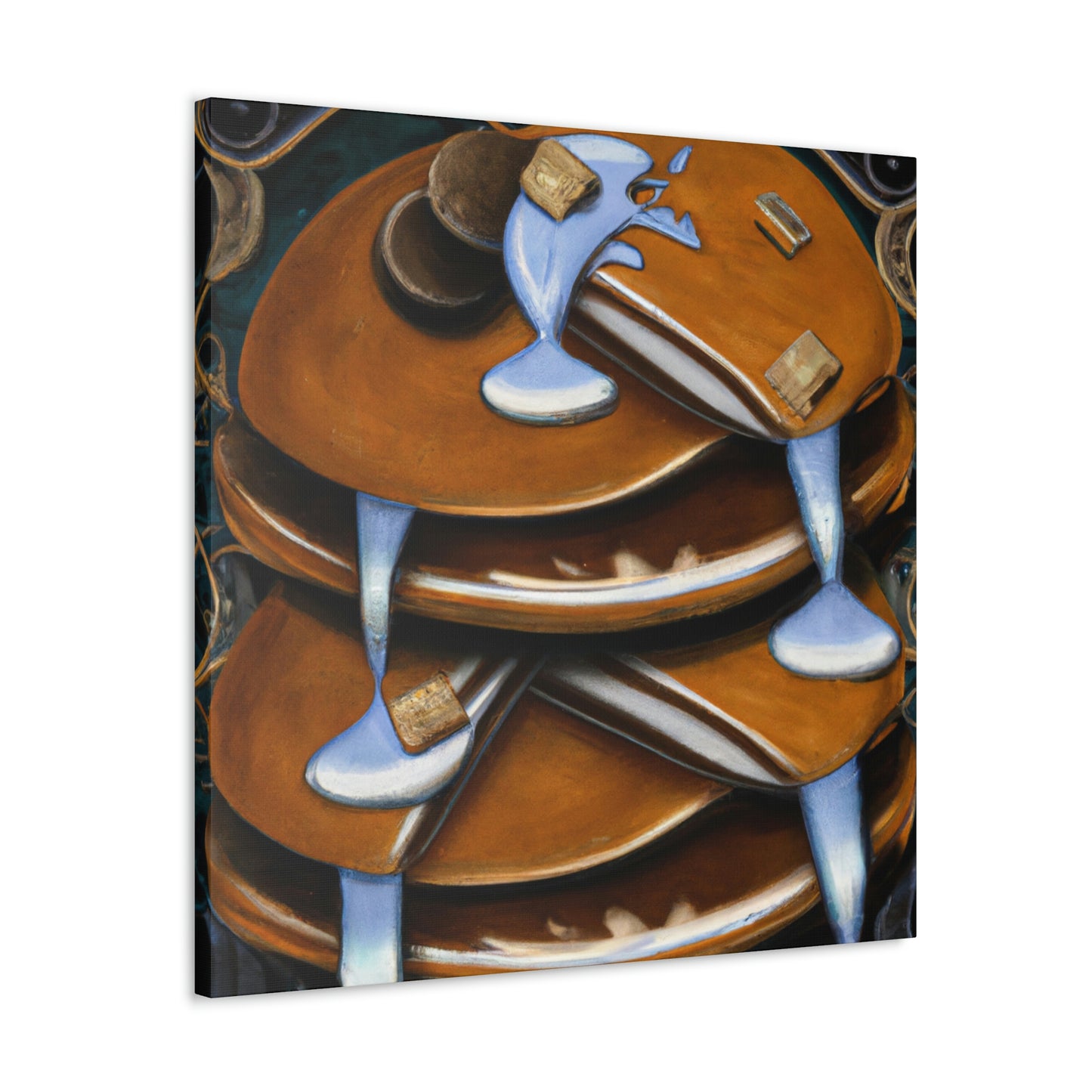 "Pancakes of the Roaring Twenties" - Canvas