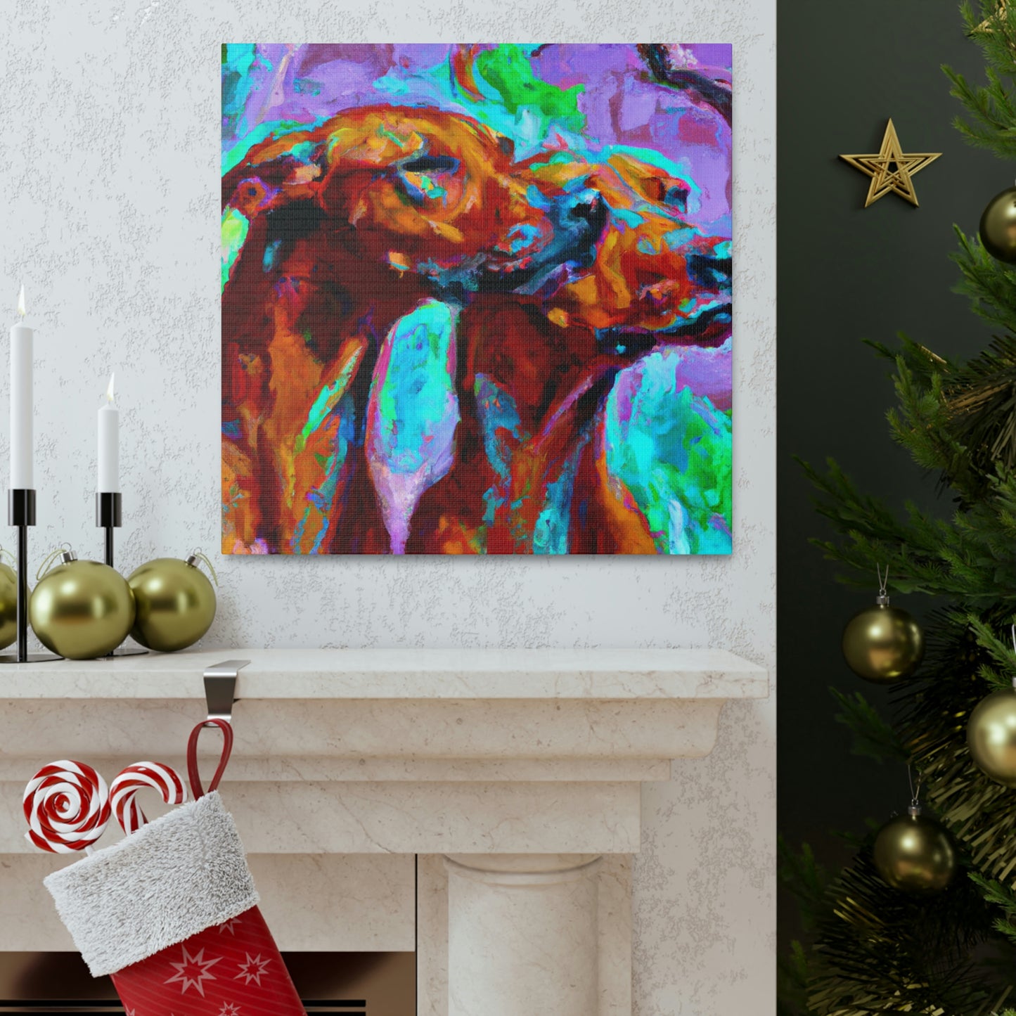 Rhodesian Ridgeback Reflection - Canvas