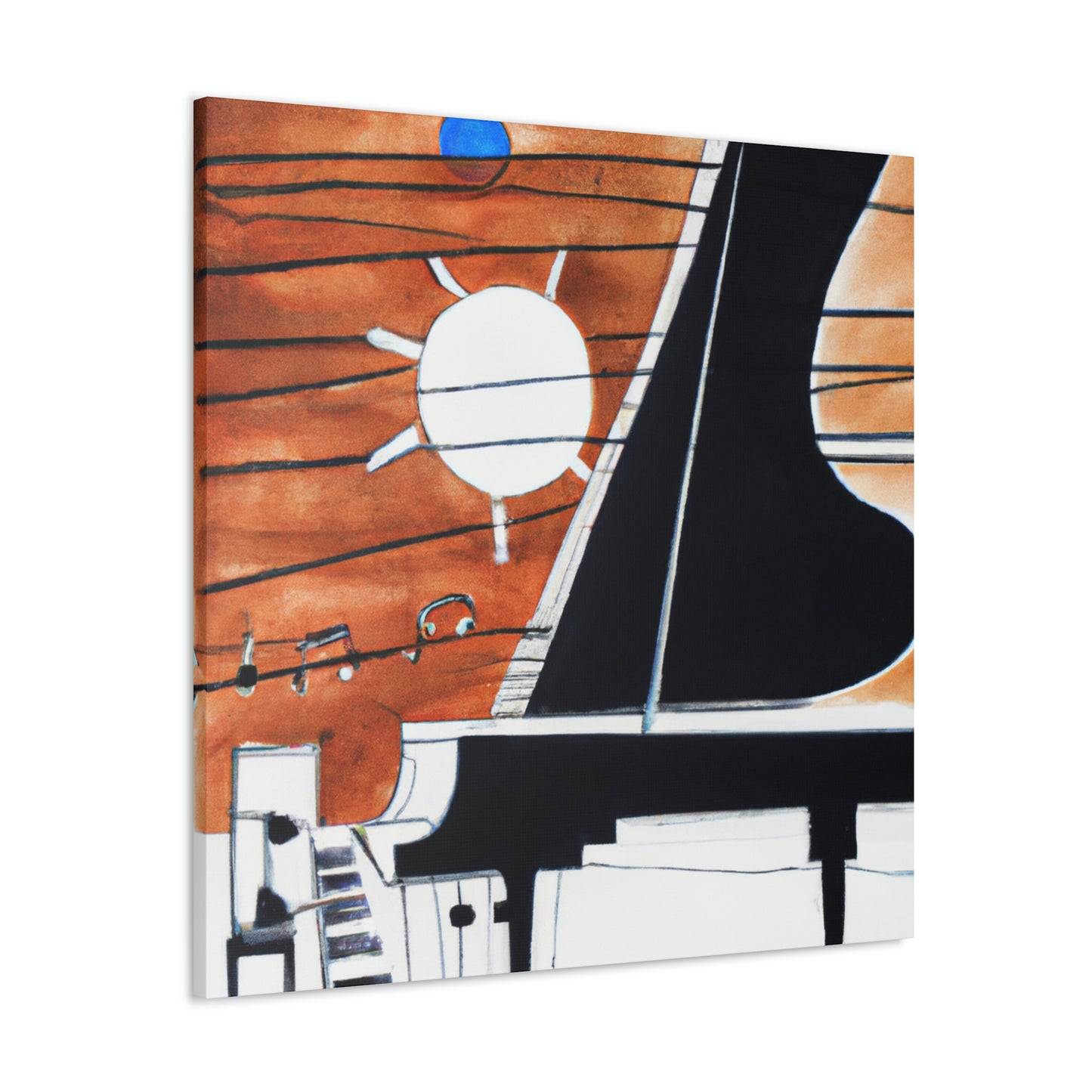 "Piano at Midnight Sonata" - Canvas