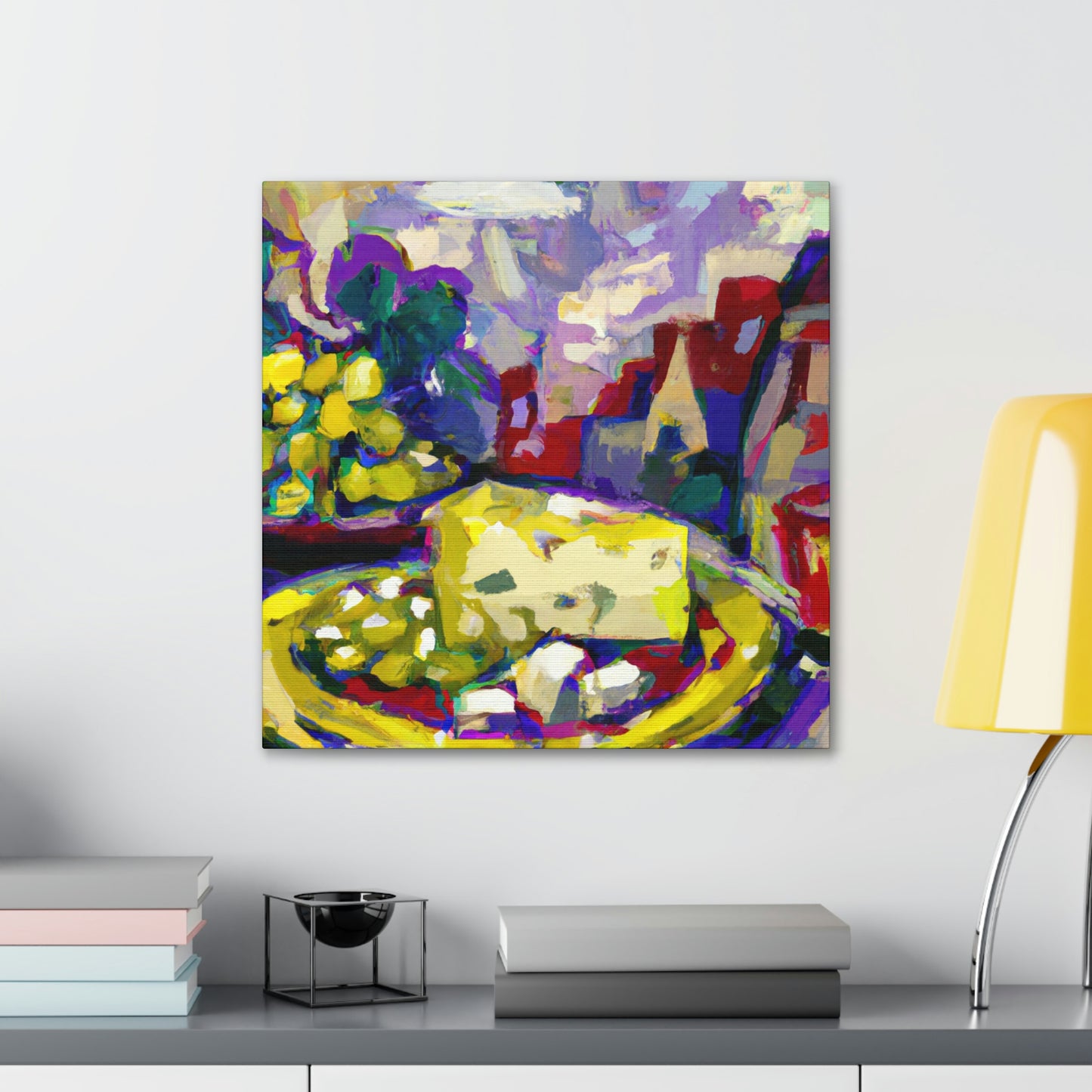 Cheese and Grapes Abound - Canvas