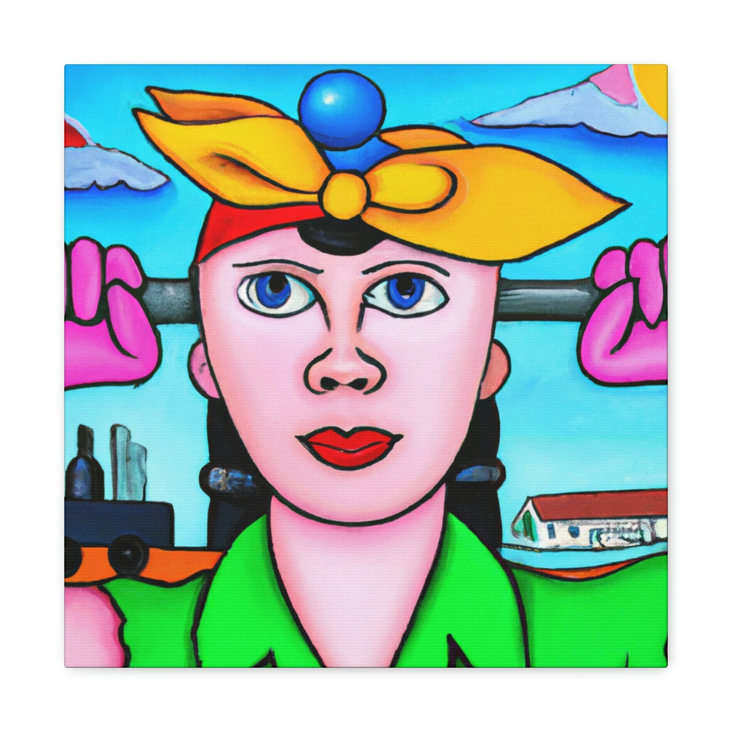 "Rosie's feminist surrealism" - Canvas