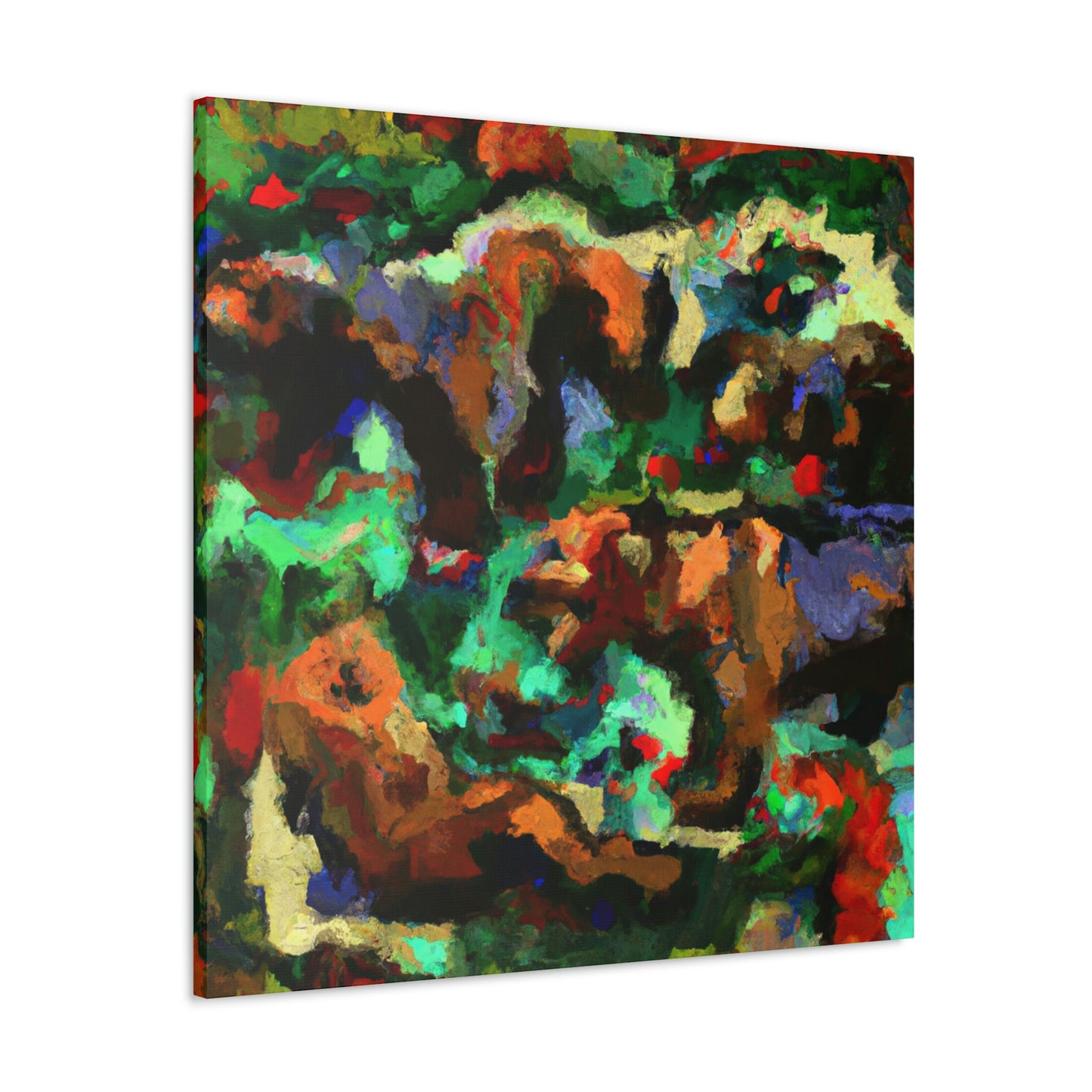 Grizzly Bears Abstraction - Canvas