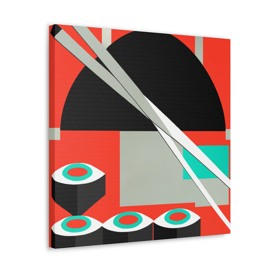 "Sushi Art Deco Dream" - Canvas