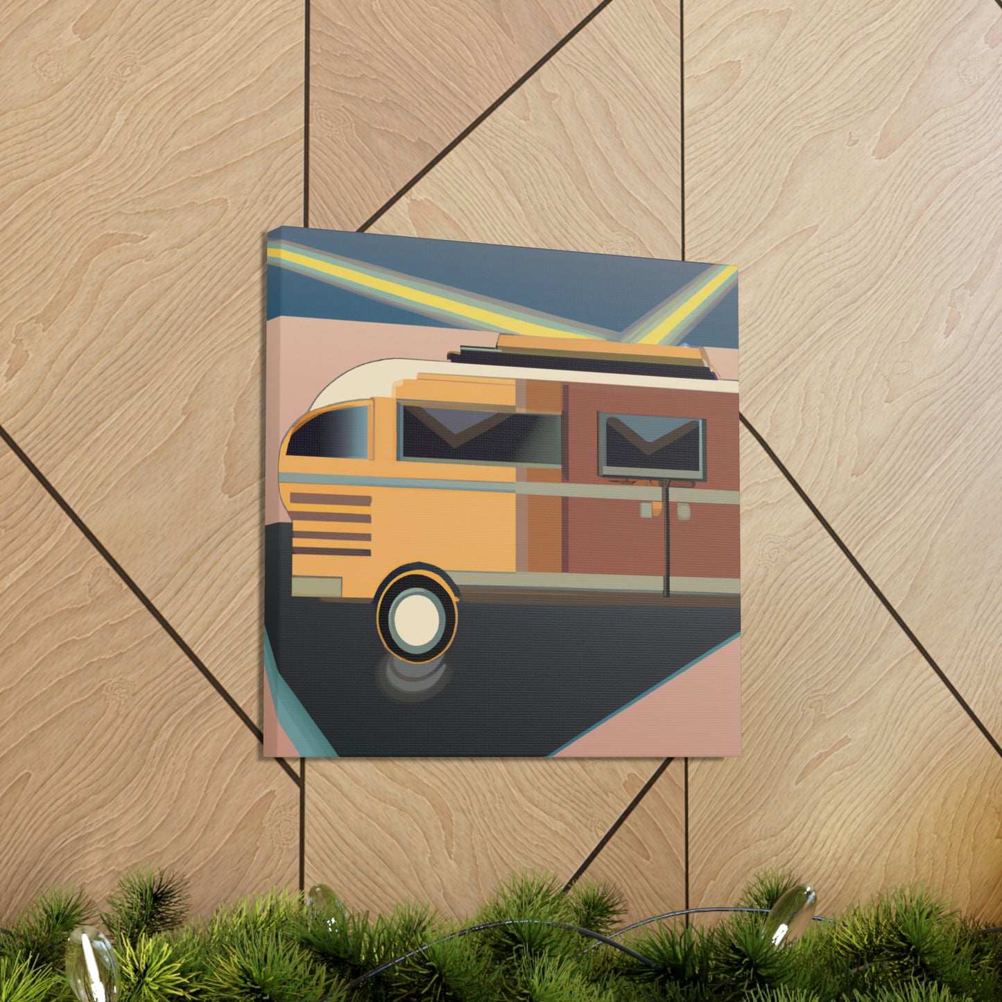 "Camper Van Jubilee" - Canvas