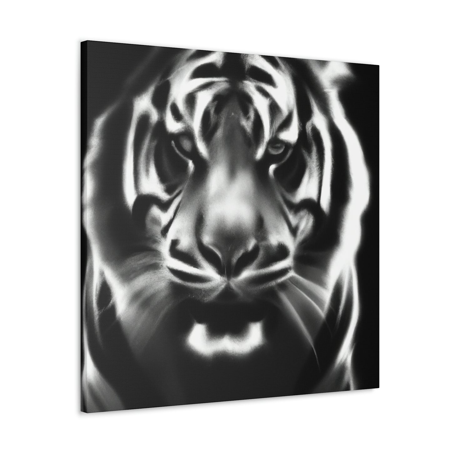 "Majestic Bengal Tiger Scene" - Canvas