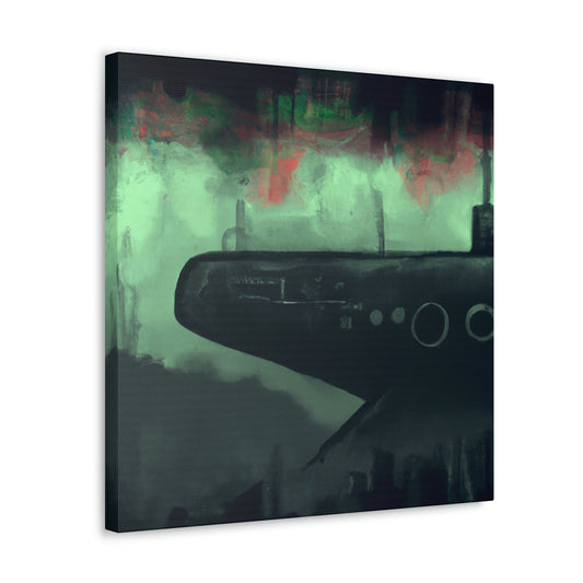 "Submarine in Expressionism" - Canvas