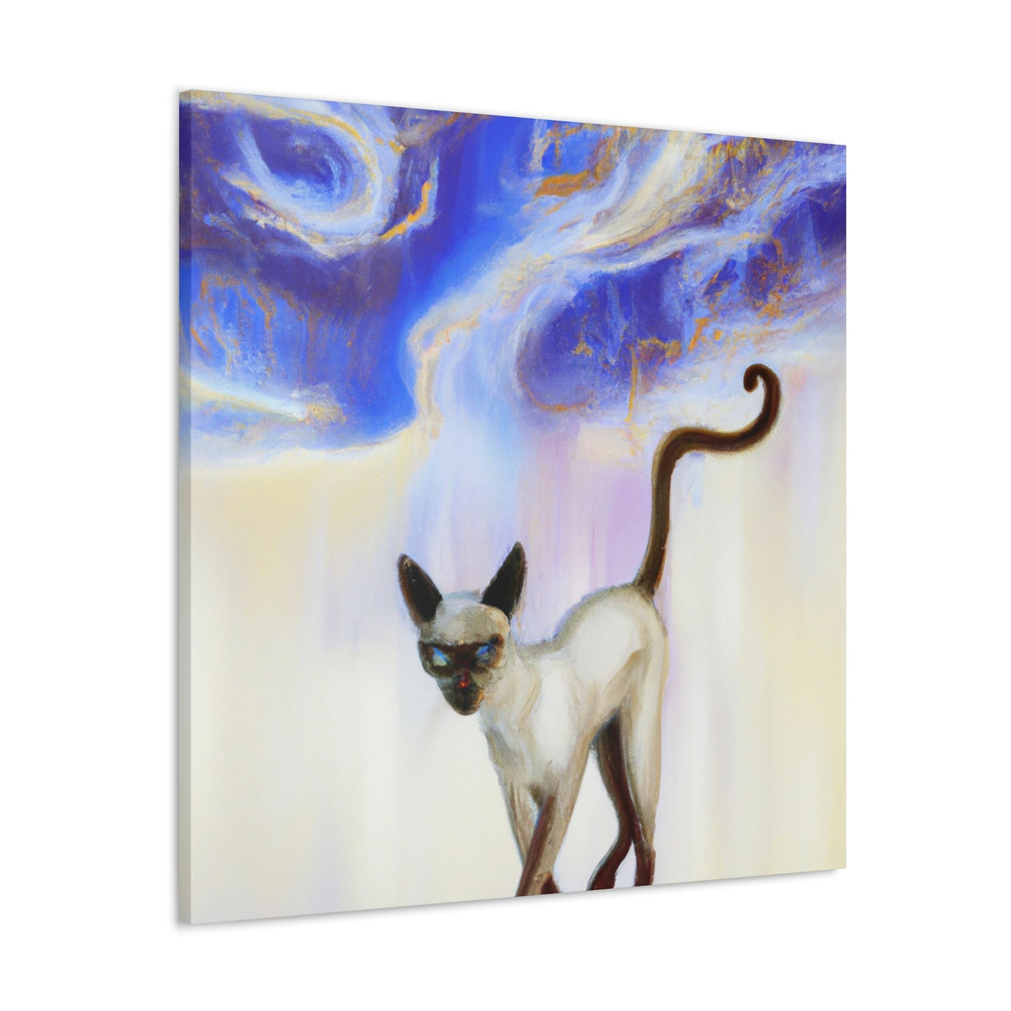 Siamese Abstraction Dance - Canvas