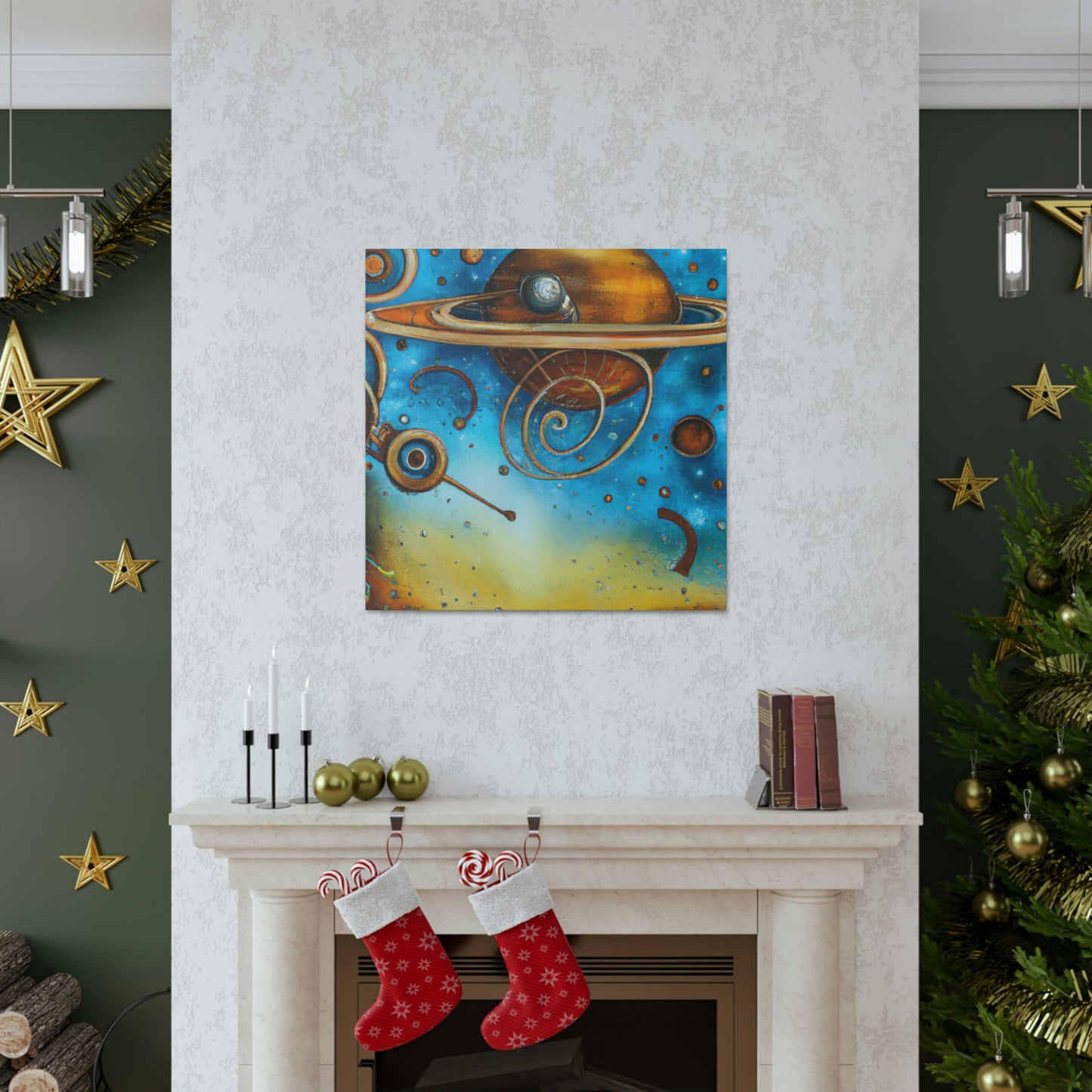 Uranus in Steampunk - Canvas