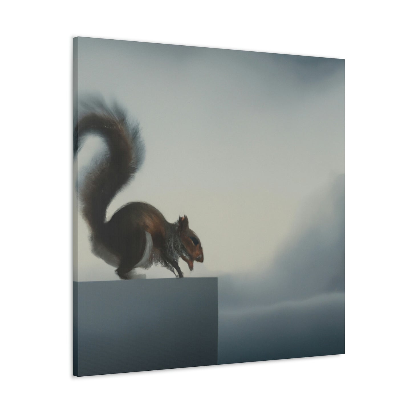 Squirrel's Morning Nuts - Canvas