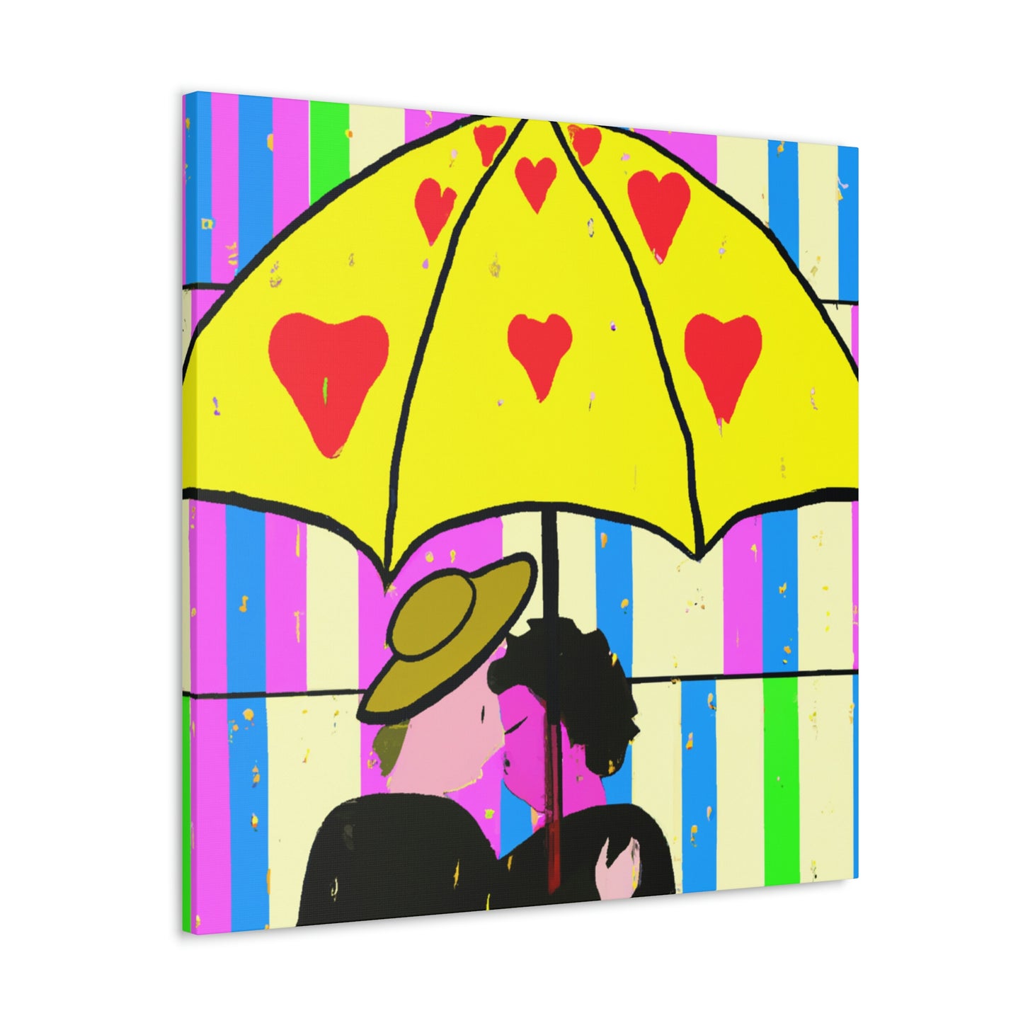 "Love in the Rain" - Canvas