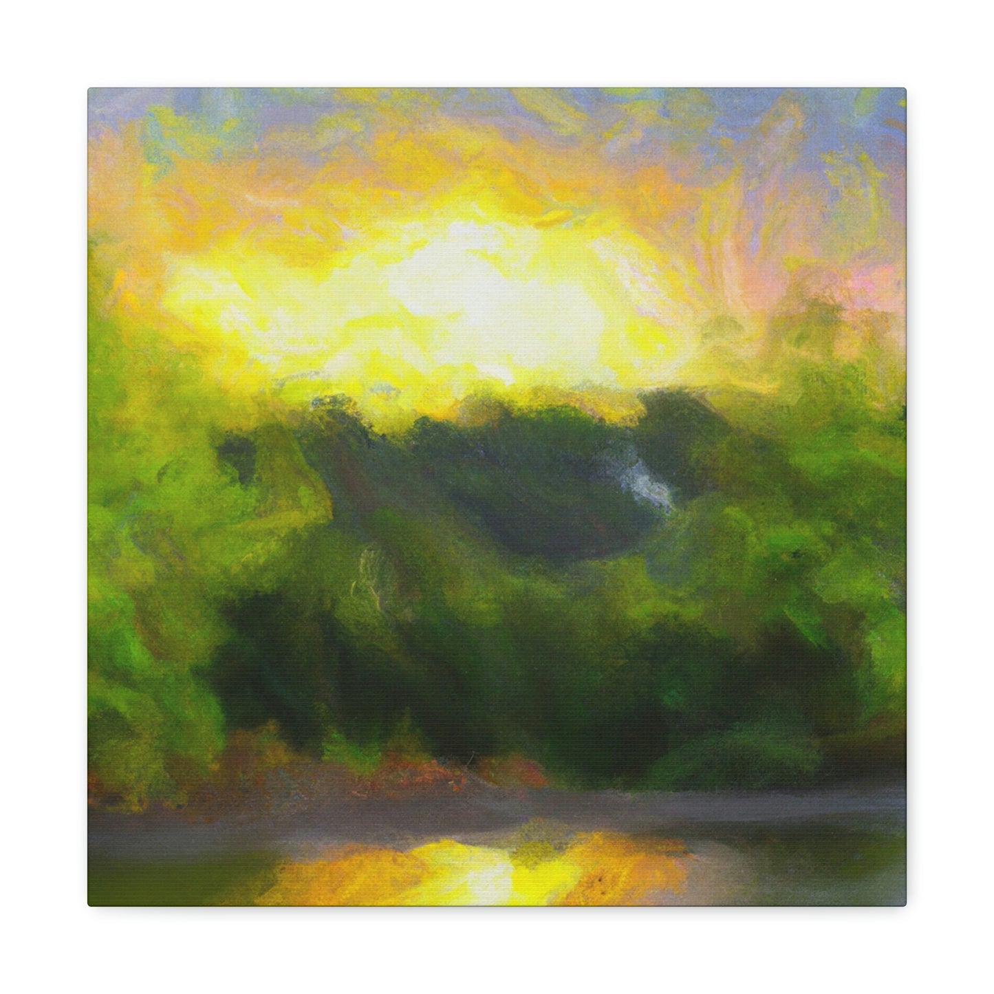 "Starry Sunrise Expanse" - Canvas