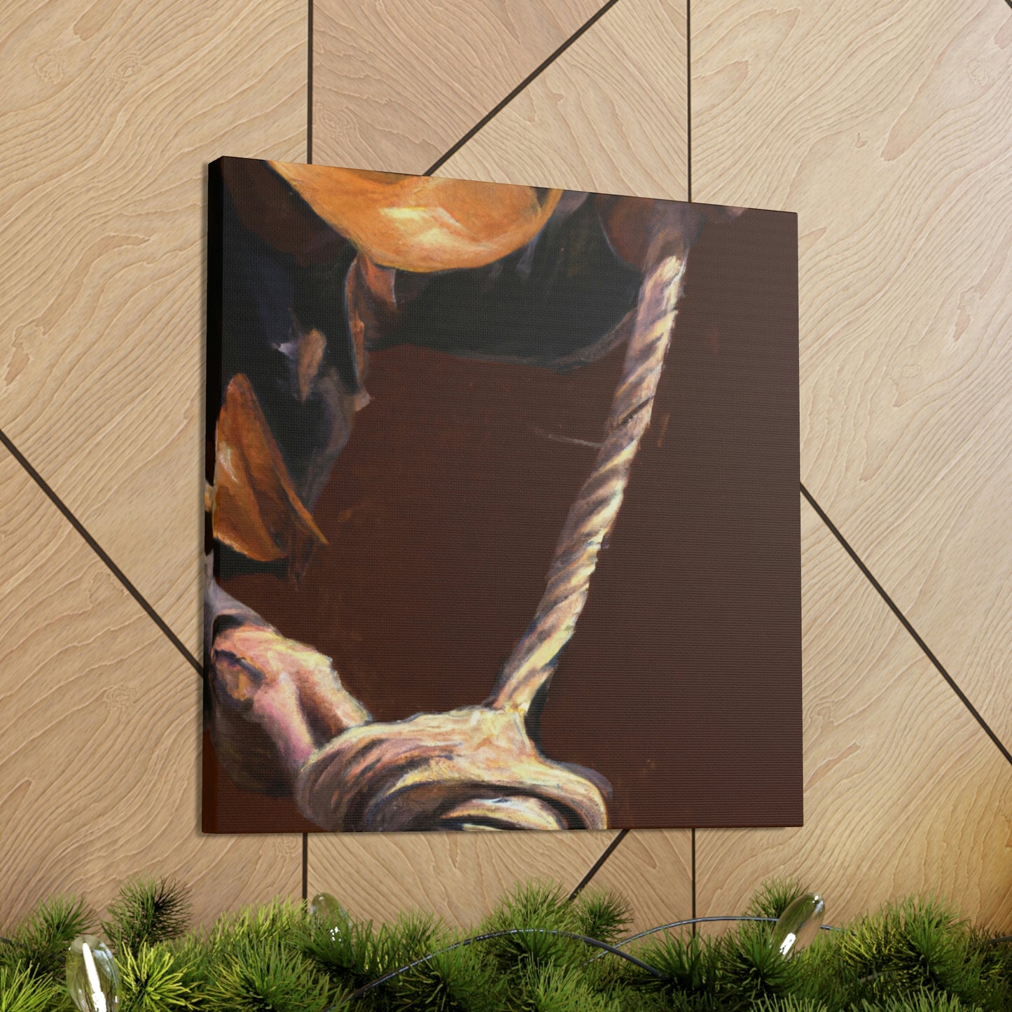 "Rope a Cowboy Dream" - Canvas