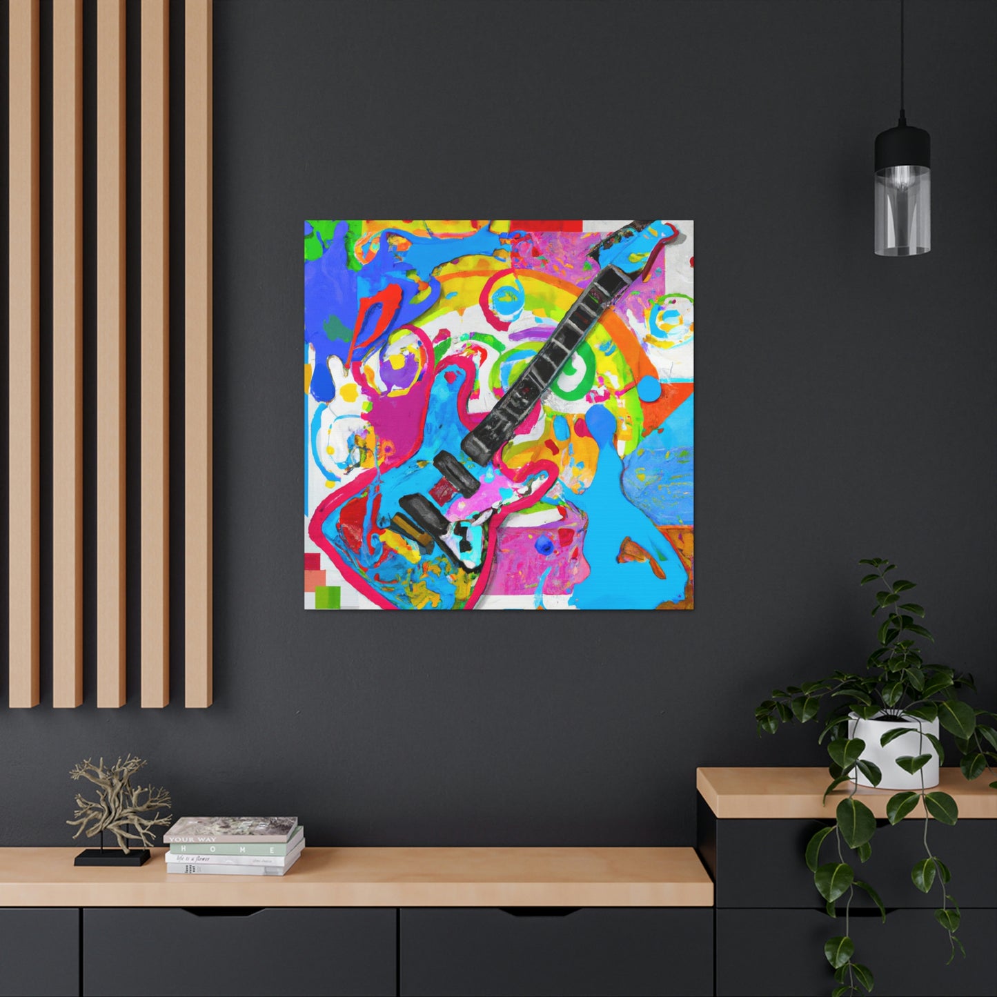 Electric Guitar Jolt - Canvas