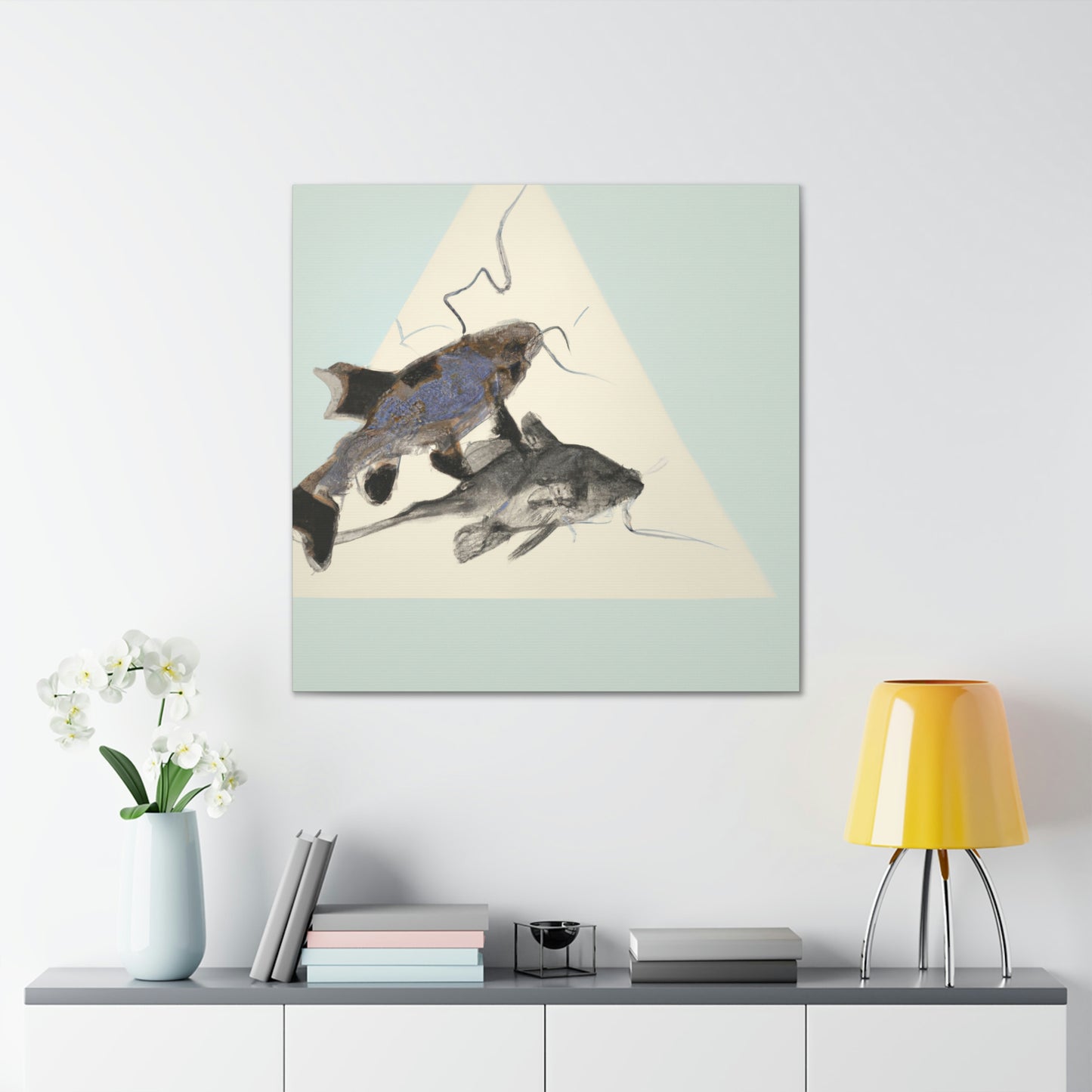 Corydoras Catfish Minimalism - Canvas