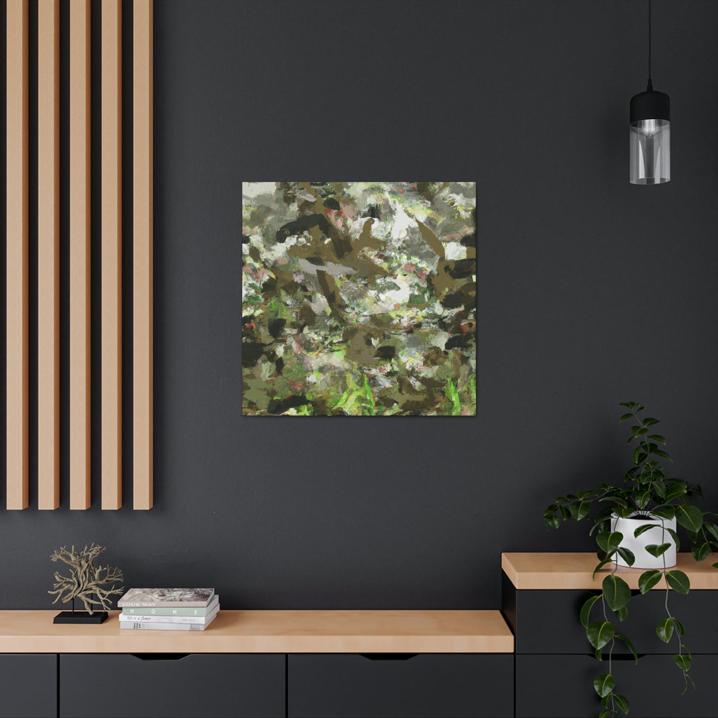 Camouflaged in Abstraction - Canvas