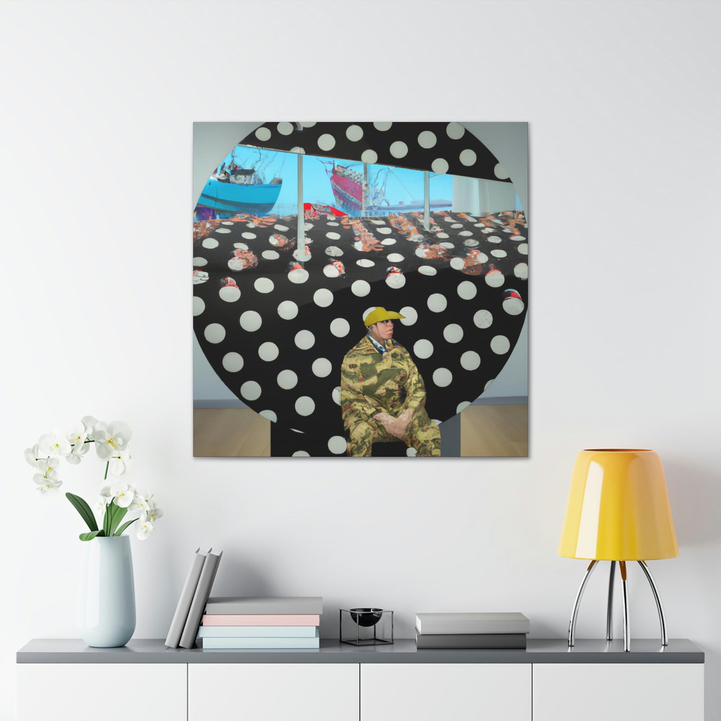 Seabee in Uniform - Canvas