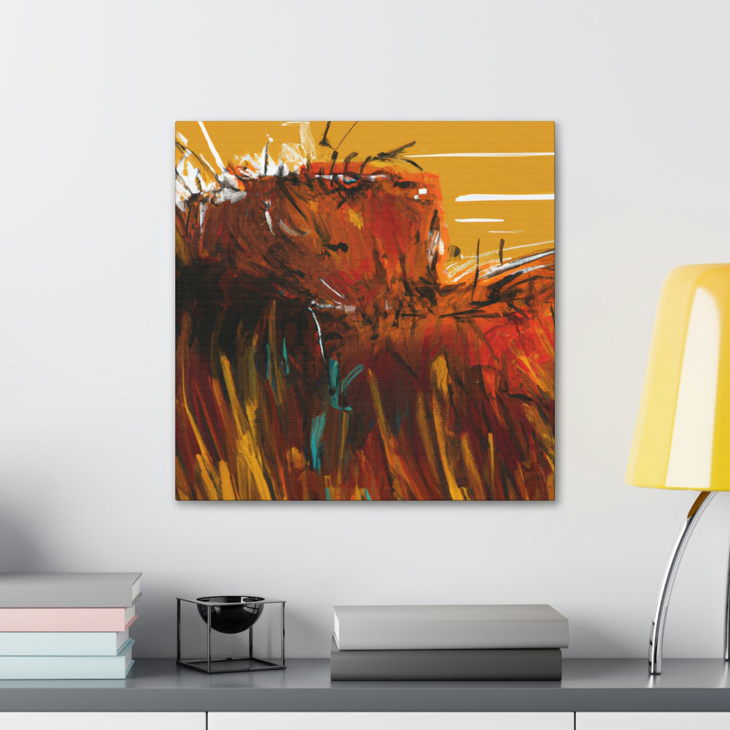 "Hay Magnificent Sunrise" - Canvas