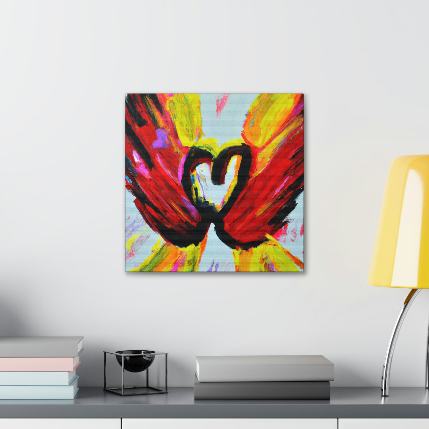 Love's Angelic Wings - Canvas