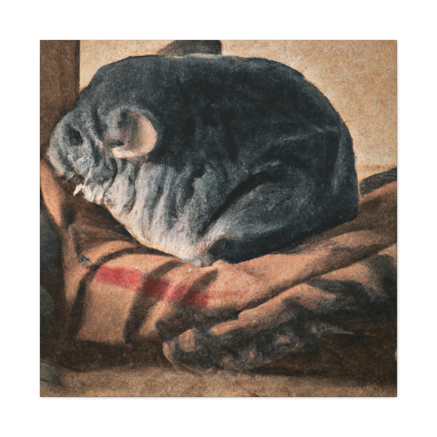 "Chinchilla in Dreamscapes" - Canvas