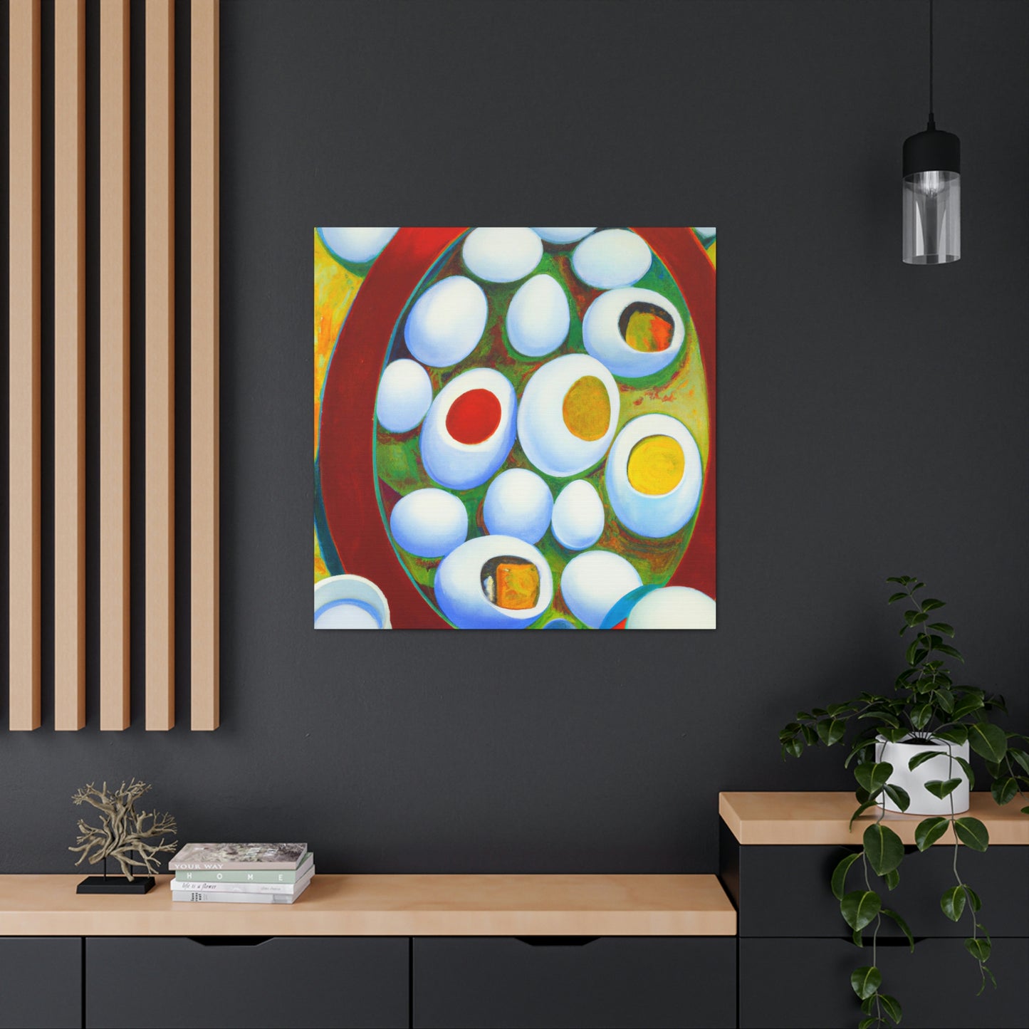 "Eggs of Abstract Emotion" - Canvas