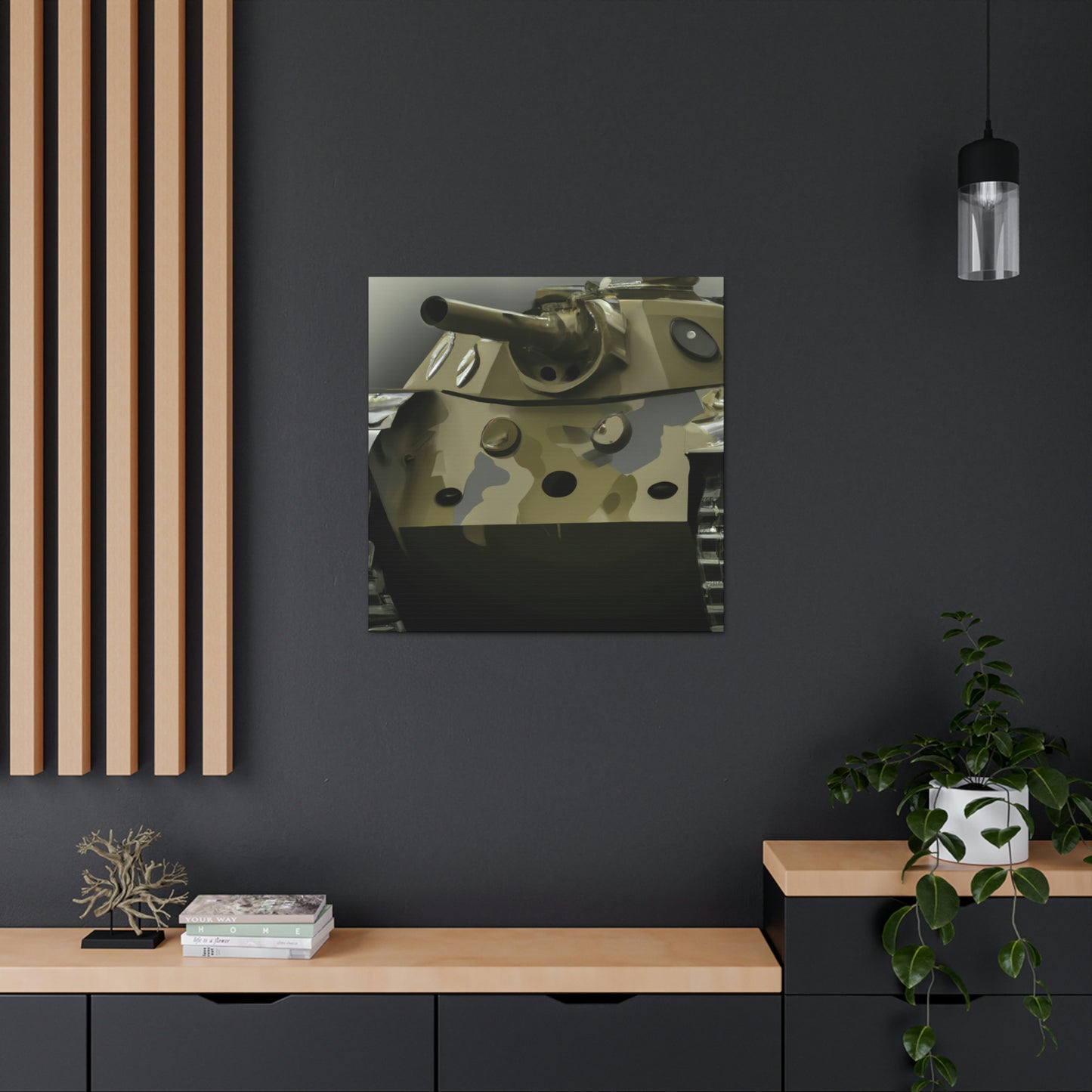 Tank at War-Time - Canvas