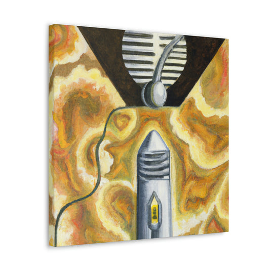 "Microphone of Surrealism" - Canvas