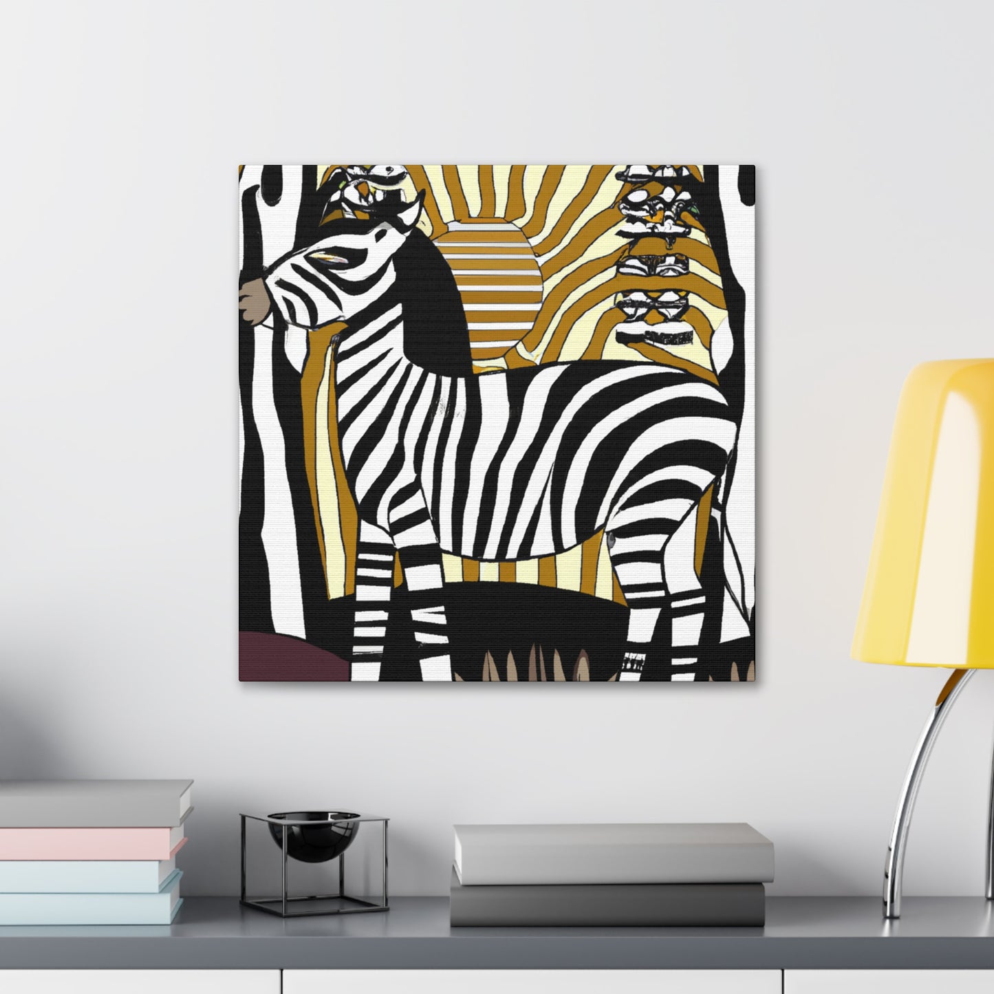 "Zebra's Glorious Strides" - Canvas