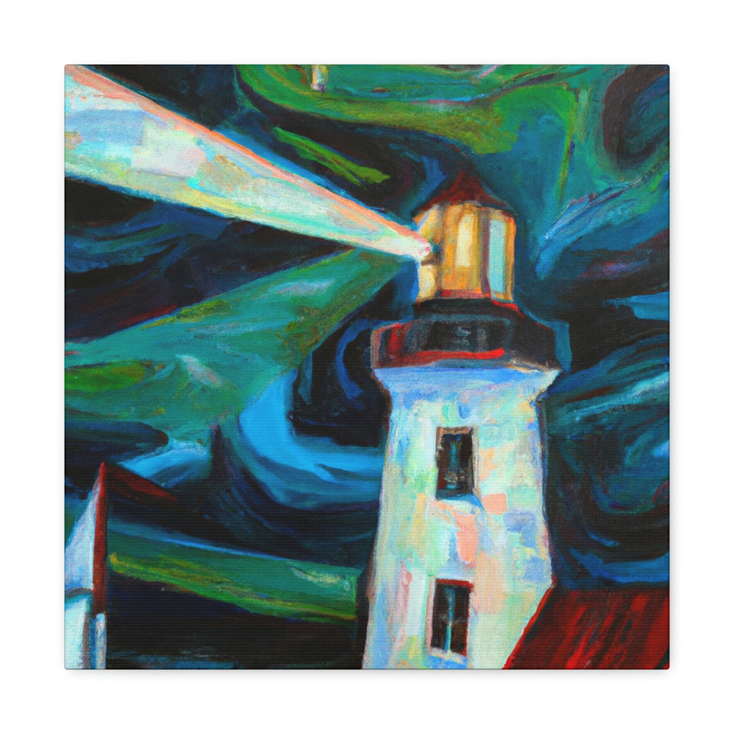 "Lighthouse on the Shore" - Canvas