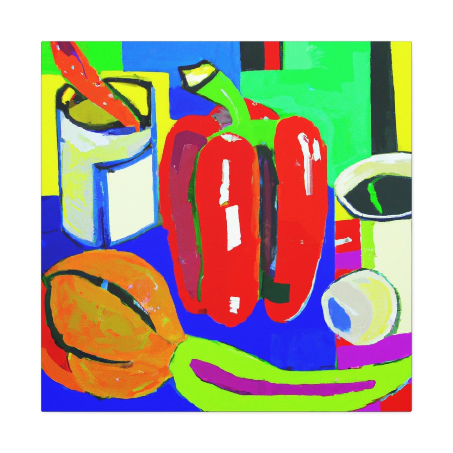 Veggies in Fauvism - Canvas