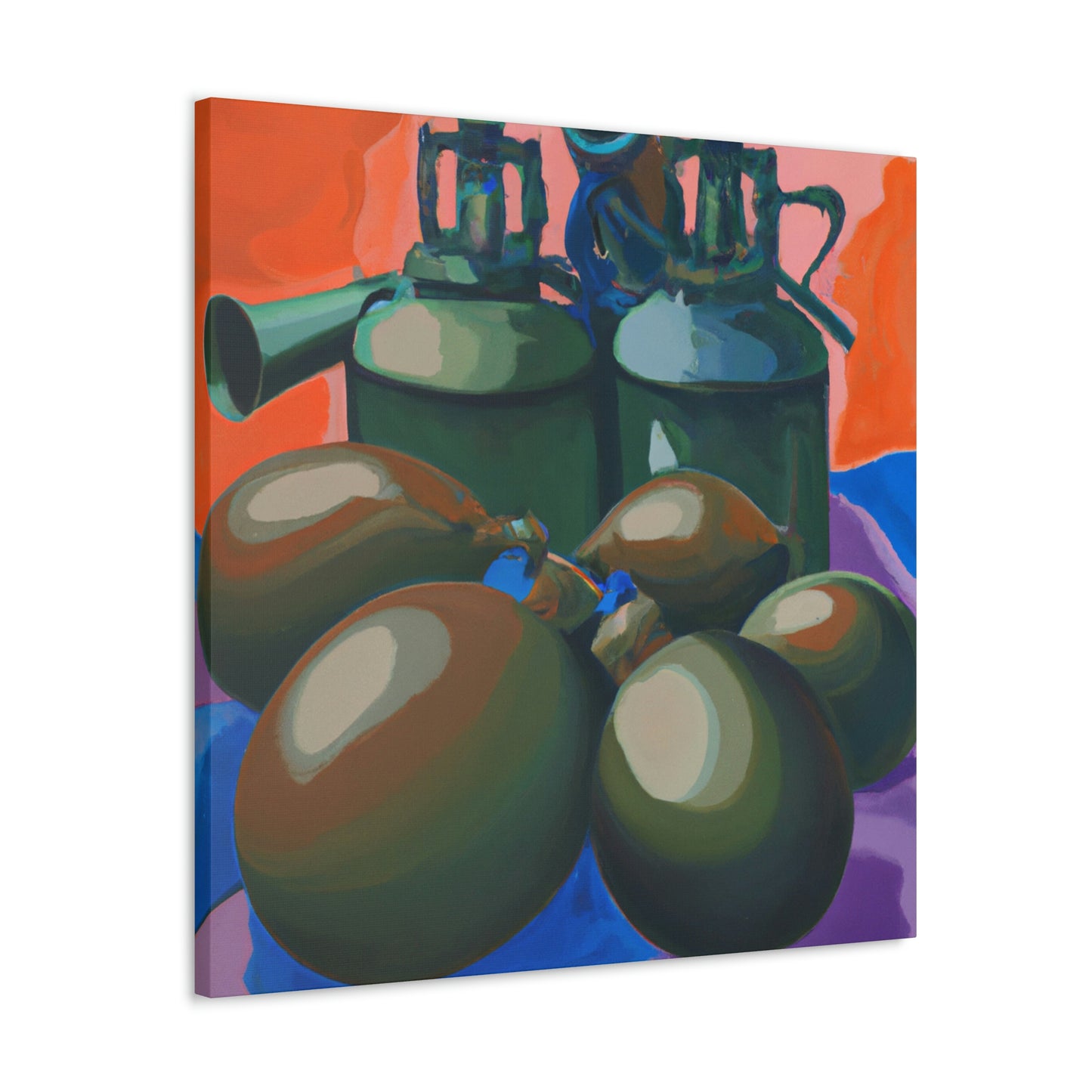 Grenades in Fauvism - Canvas