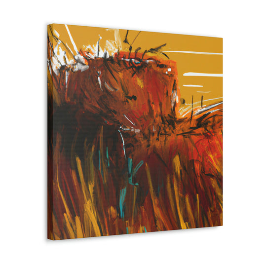 "Hay Magnificent Sunrise" - Canvas