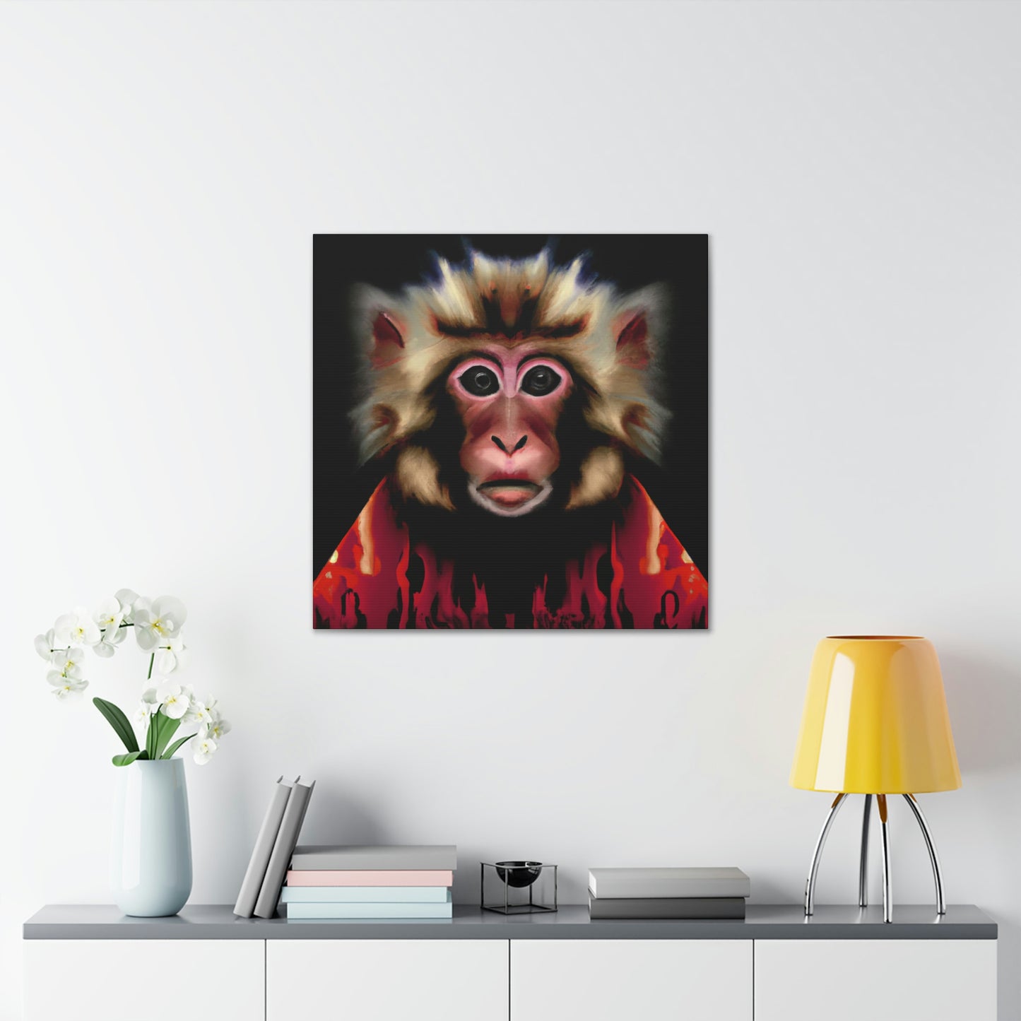 Monkey in Deco style - Canvas