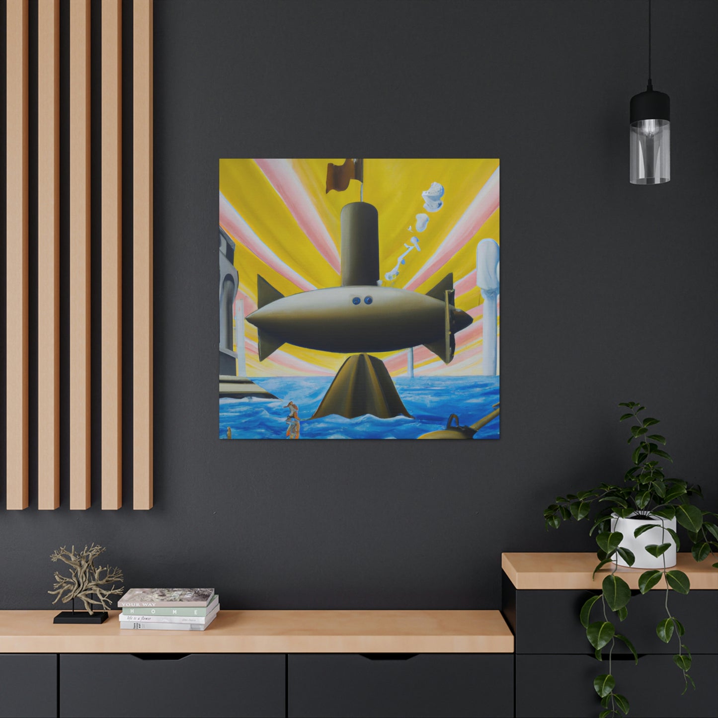 "Underwater Seascape Dreaming" - Canvas