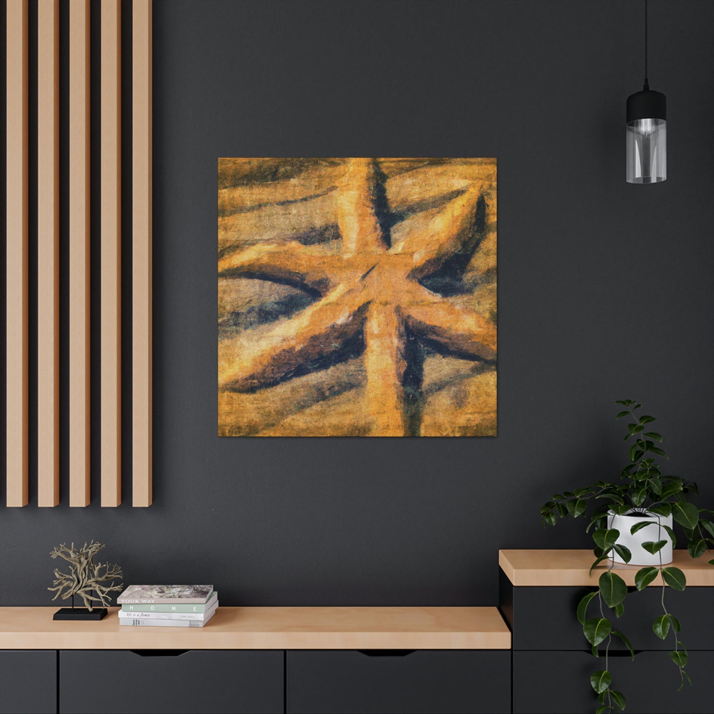 "Starfish Shimmer Shine" - Canvas