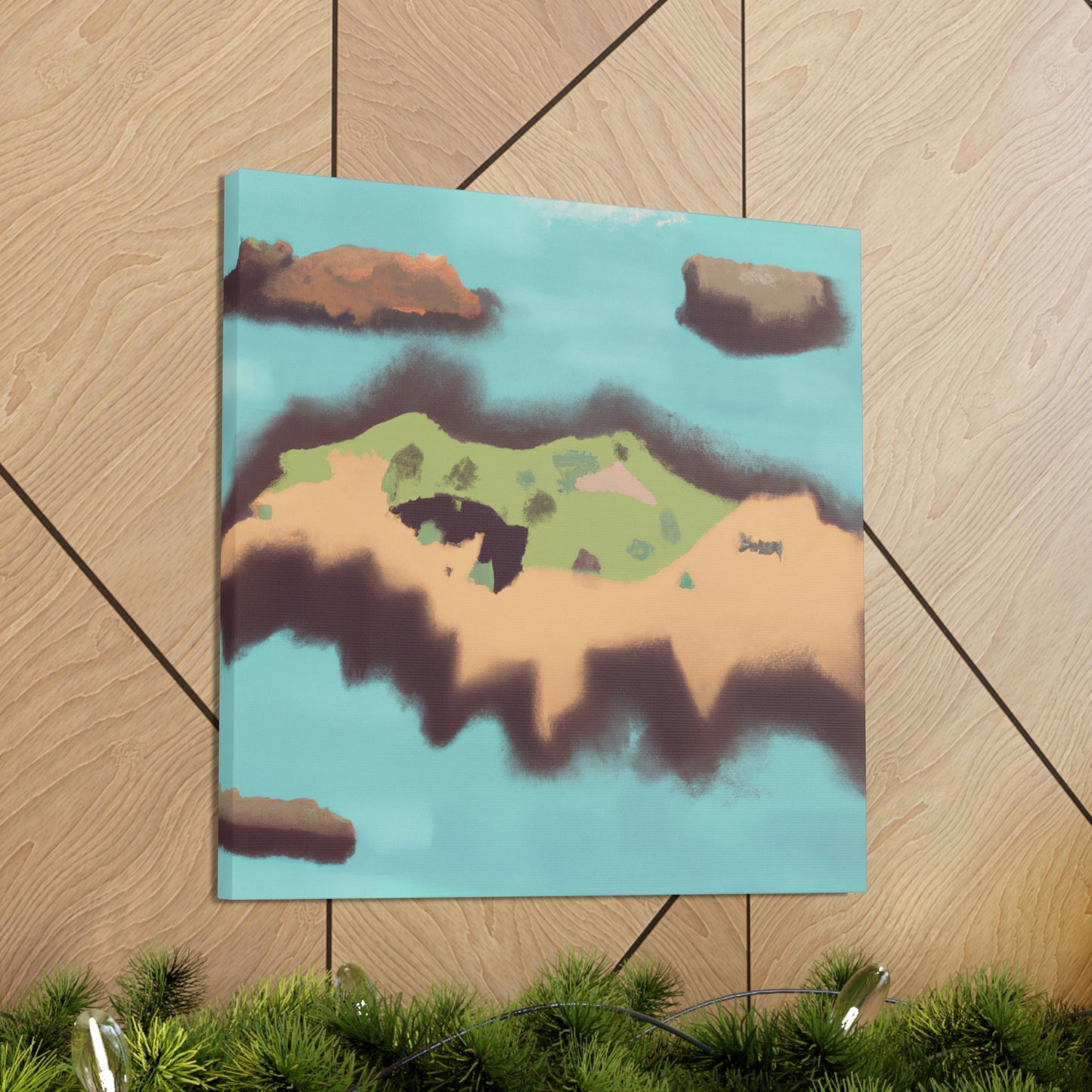 Tropical Island Oasis - Canvas