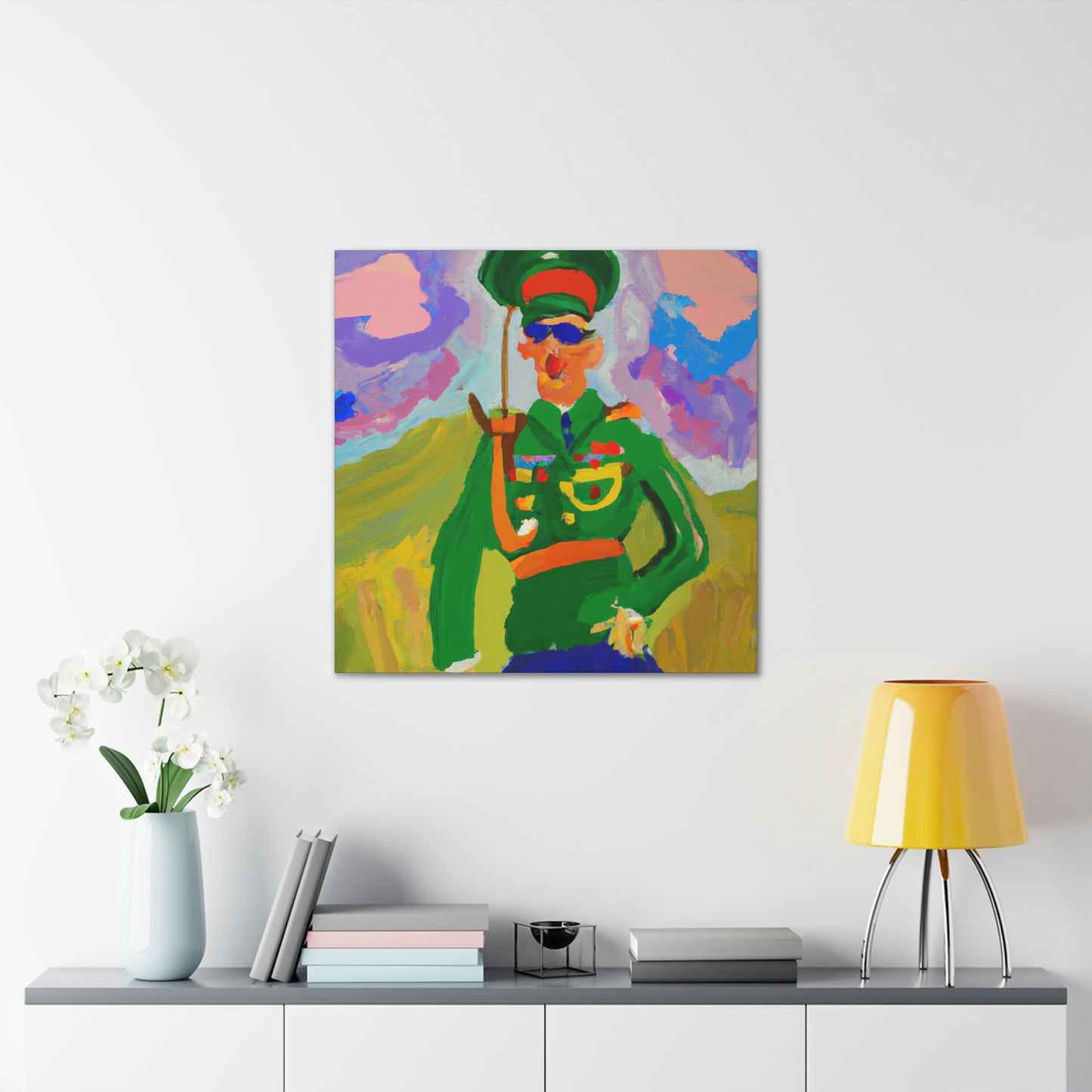 "Artilleryman in Fauvism" - Canvas