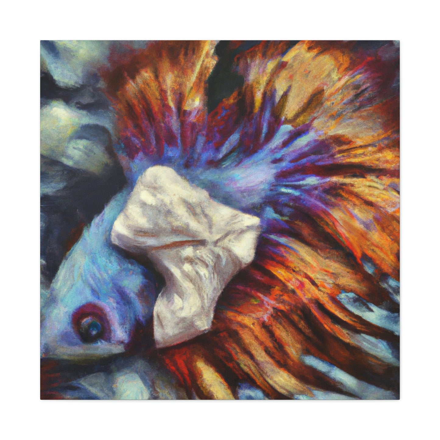 "Surreal Betta Flying" - Canvas