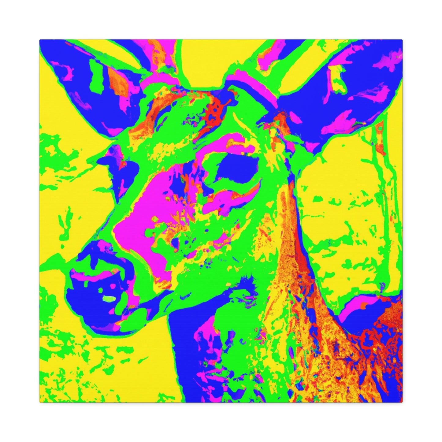 Whitetail Deer Pop Art - Canvas