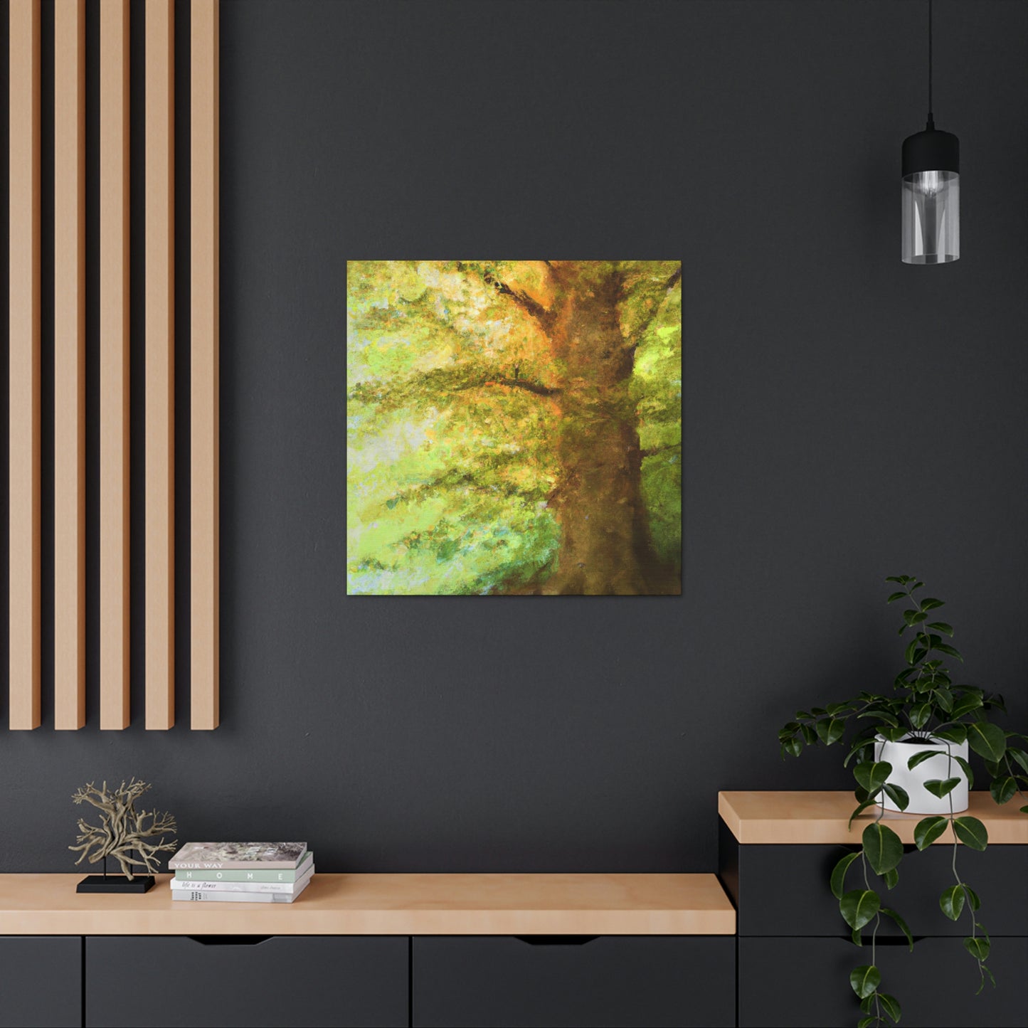 "Beech Tree Labyrinth Dream" - Canvas