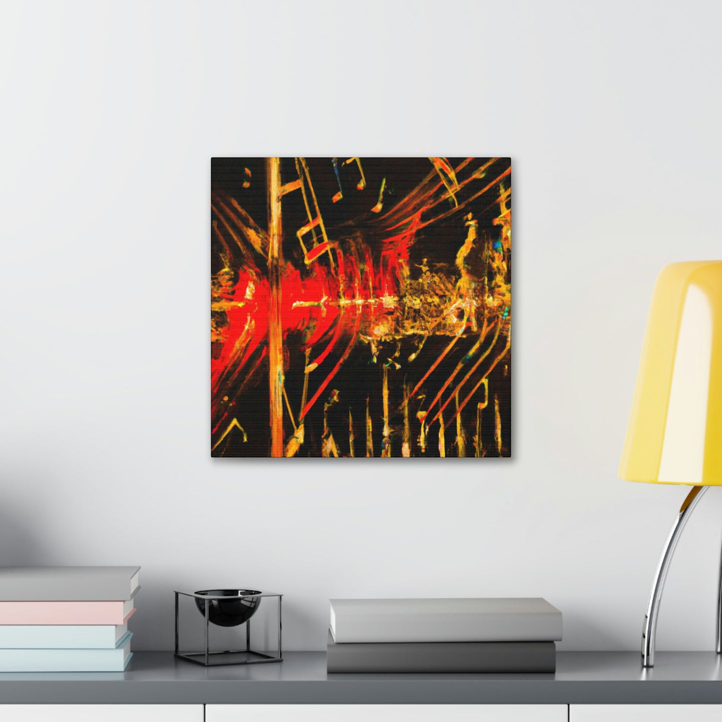 Sound Waves Symphony - Canvas