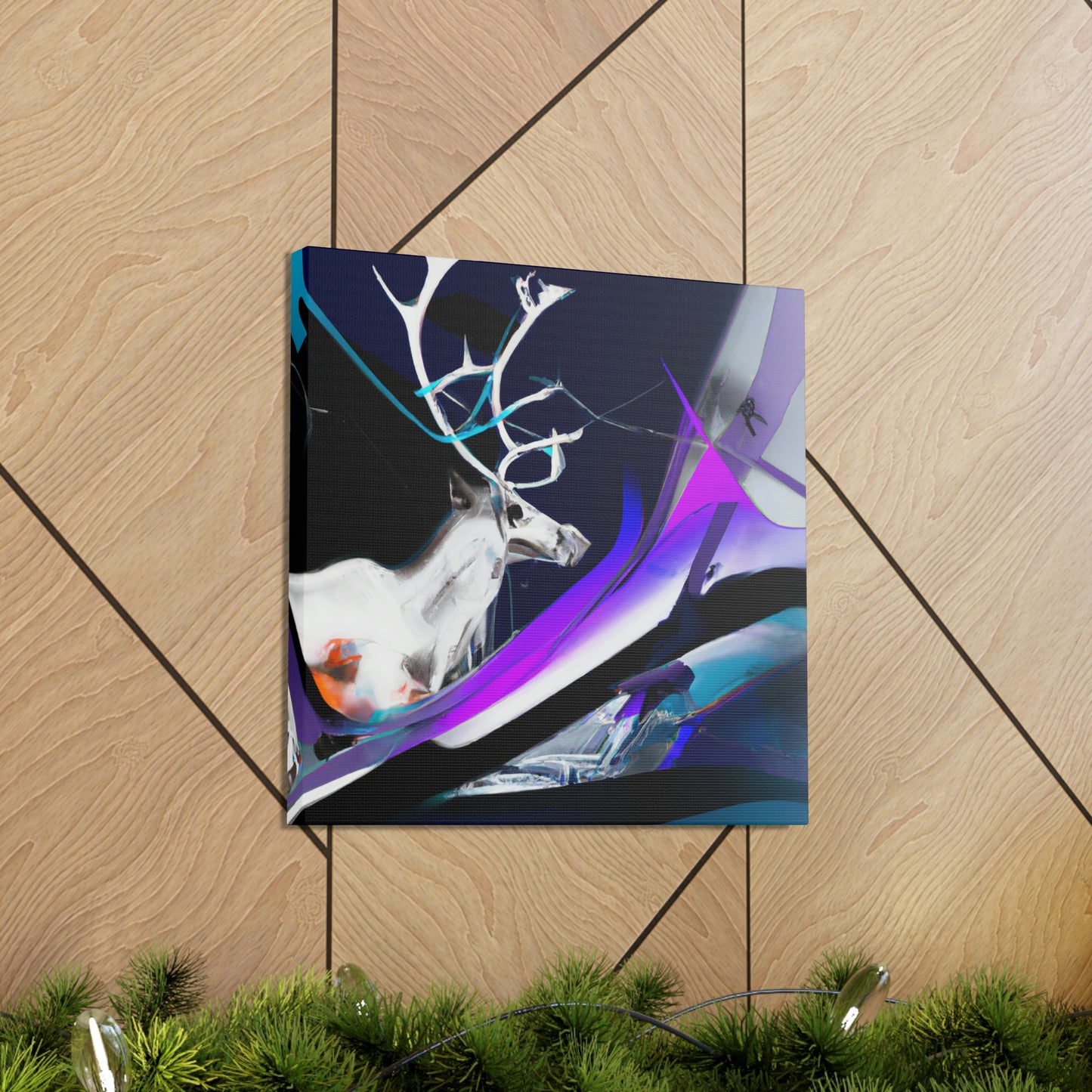 Reindeer in Winterland - Canvas