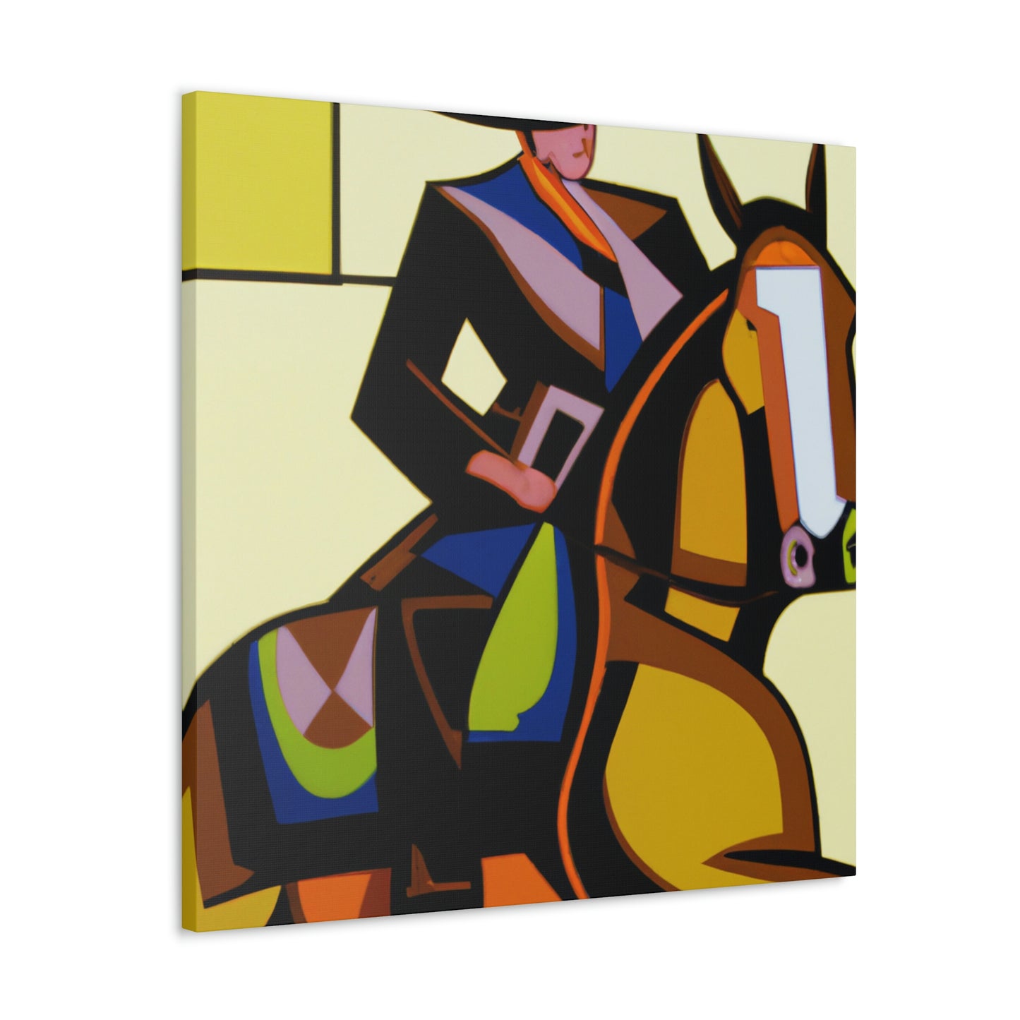 "Cowboy Acrobatic Elegance" - Canvas