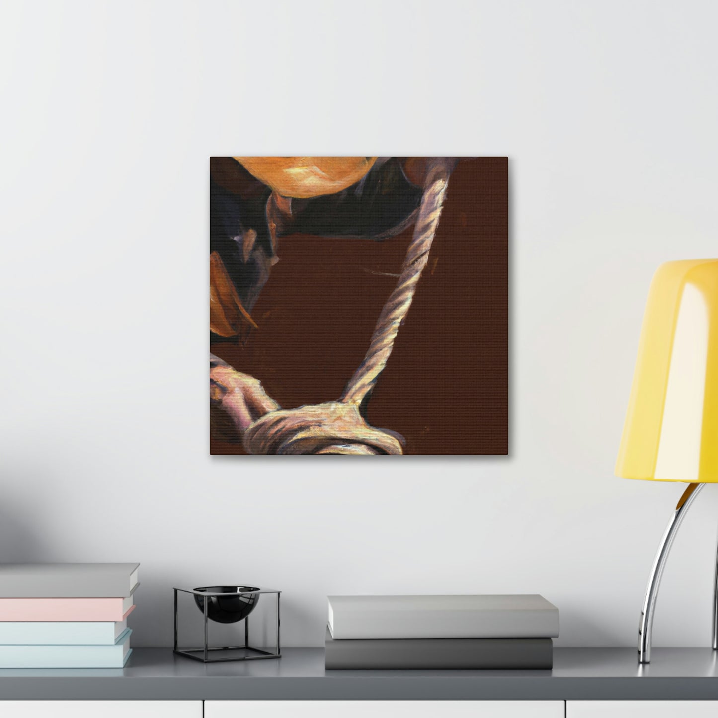 "Rope a Cowboy Dream" - Canvas