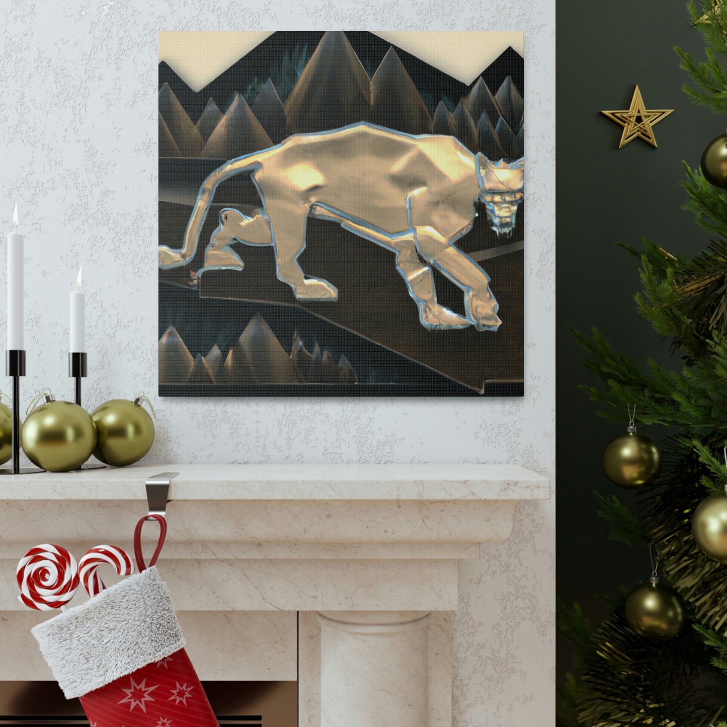 Majestic Cougar Majesty - Canvas